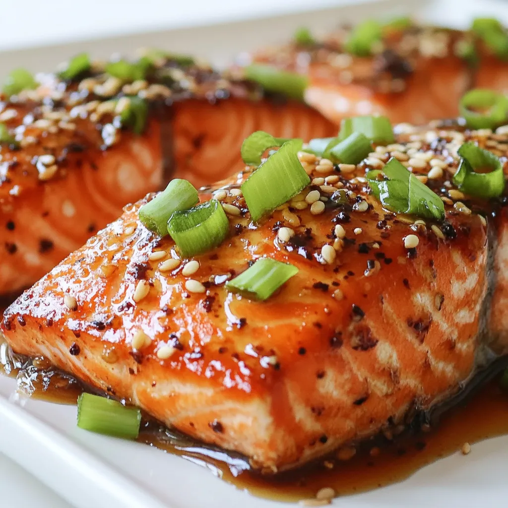 Honey Garlic Glazed Salmon Tasty and Simple Dish