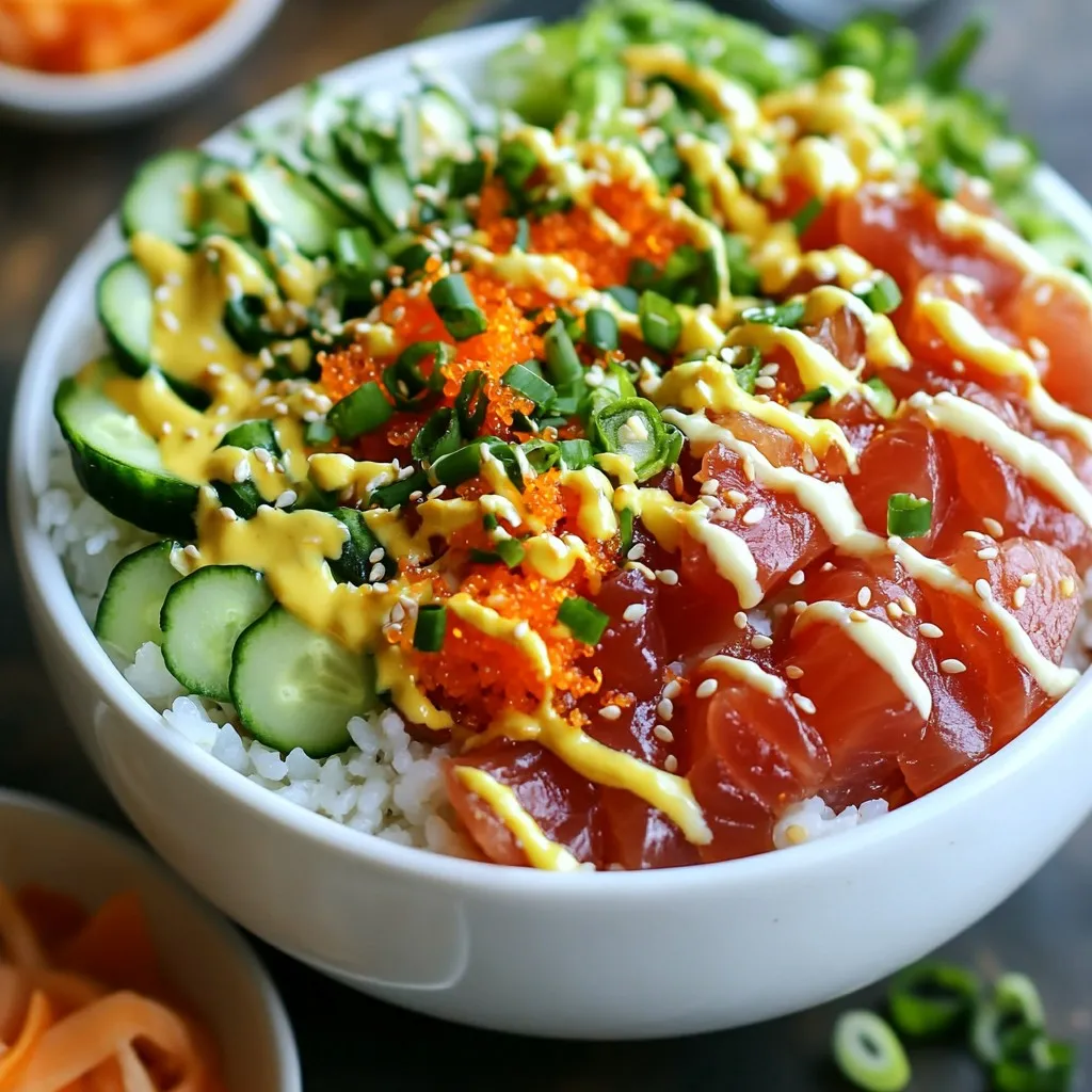 Spicy Tuna Sushi Bowls Simple and Flavorful Recipe