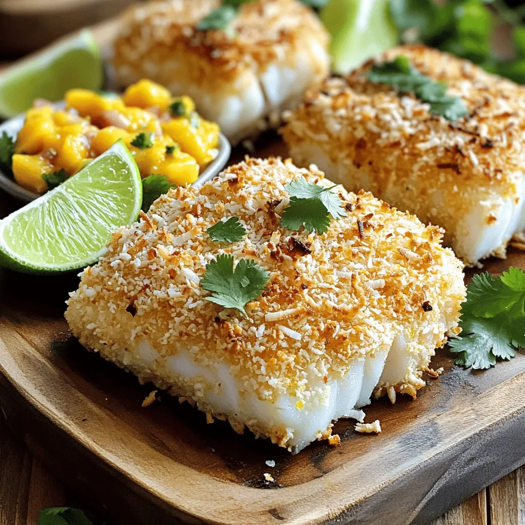 Air Fryer Coconut Crusted Cod Flavorful and Simple Dish