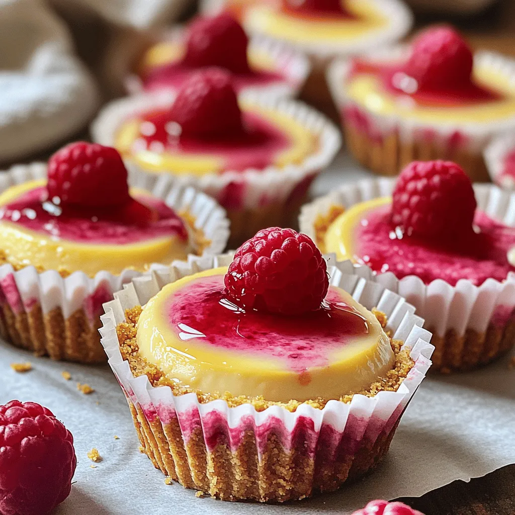 Raspberry Lemon Mini Cheesecakes Fresh and Delightful