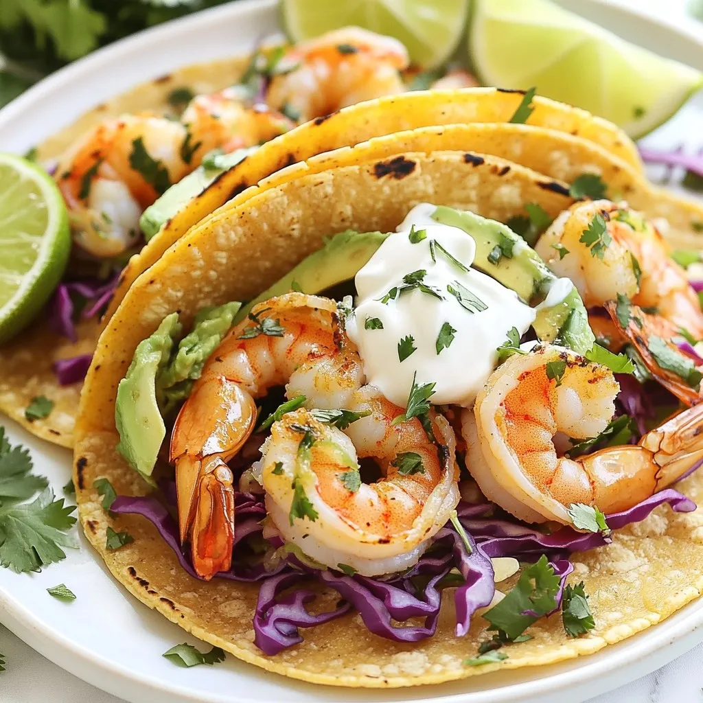 Cilantro Lime Shrimp Tacos Flavorful and Easy Recipe