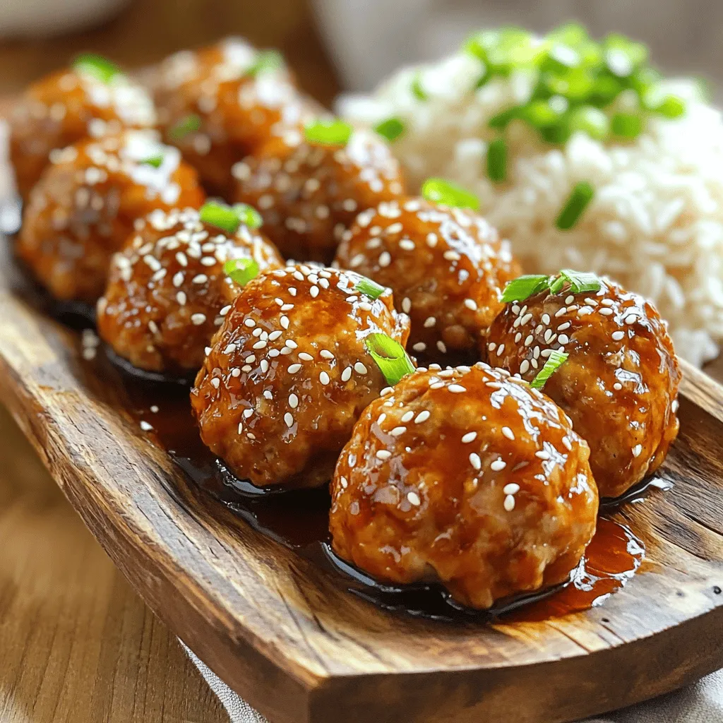 Teriyaki Chicken Meatballs Flavorful and Easy Recipe