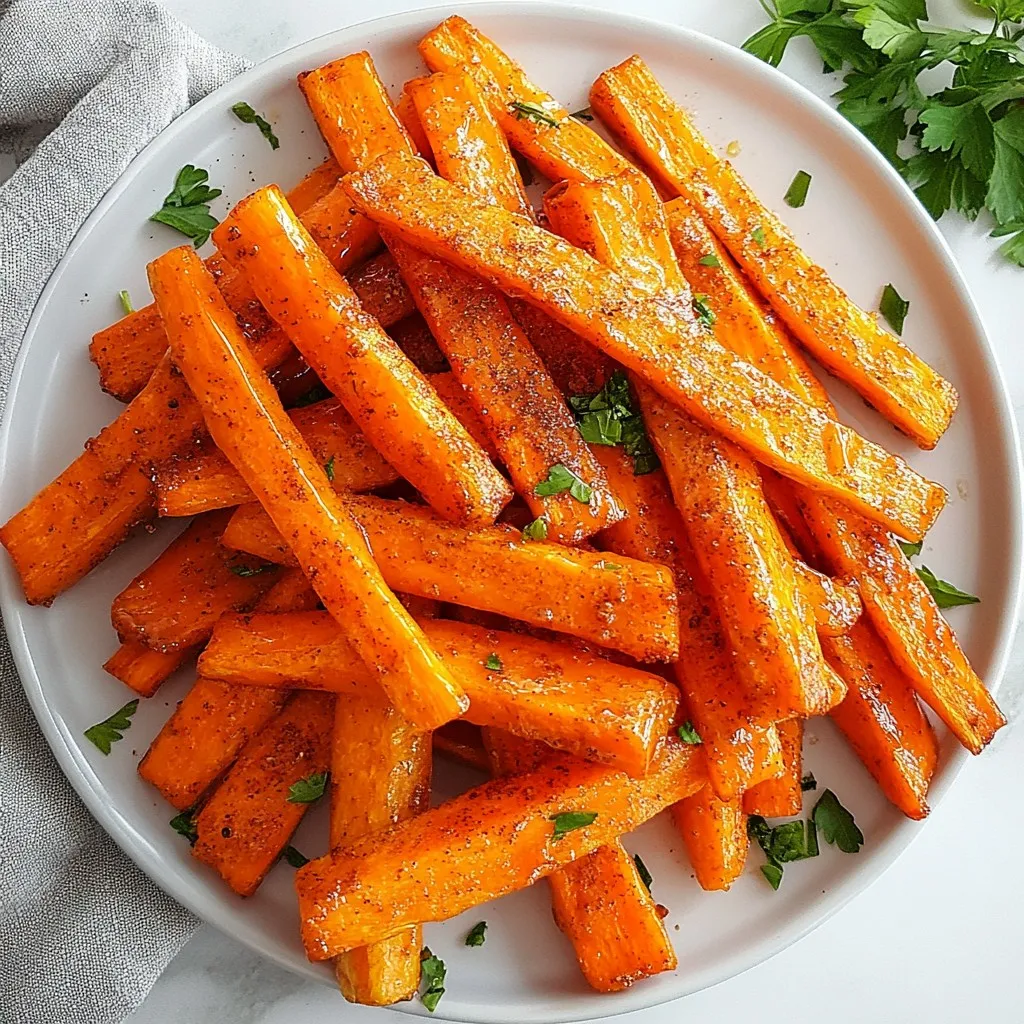 Honey Glazed Carrot Fries Simple and Tasty Snack