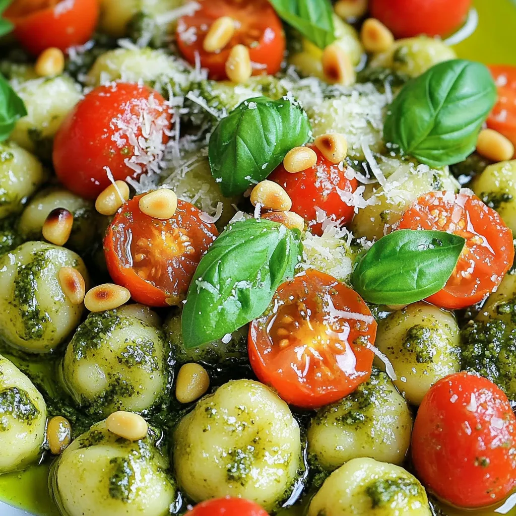 Minute Pesto Parmesan Gnocchi Quick and Flavorful Dish