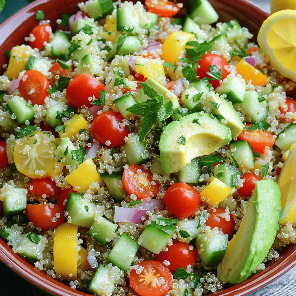 Lemon Herb Quinoa Salad Fresh and Flavorful Recipe