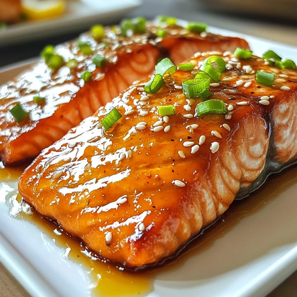 Honey Garlic Glazed Salmon Quick and Simple Recipe