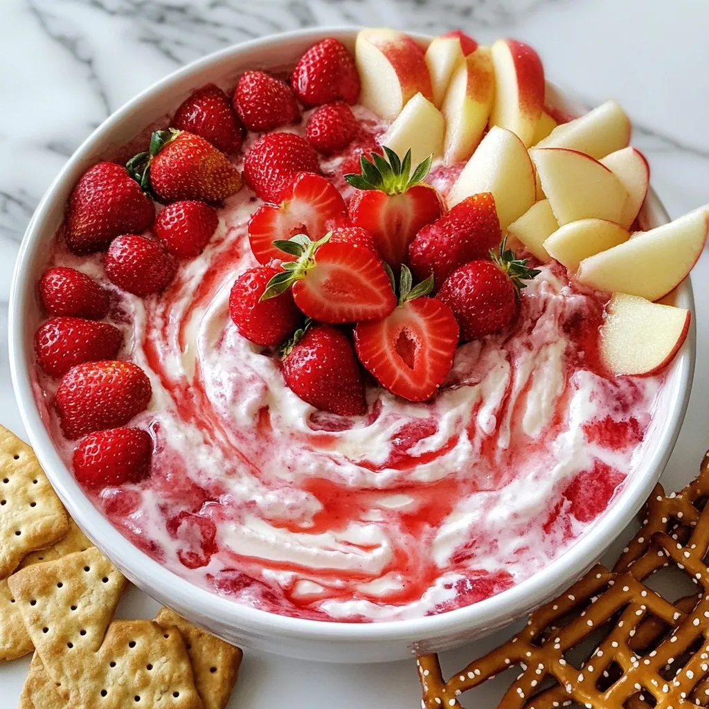 Strawberry Cheesecake Dip Delightful and Easy Recipe