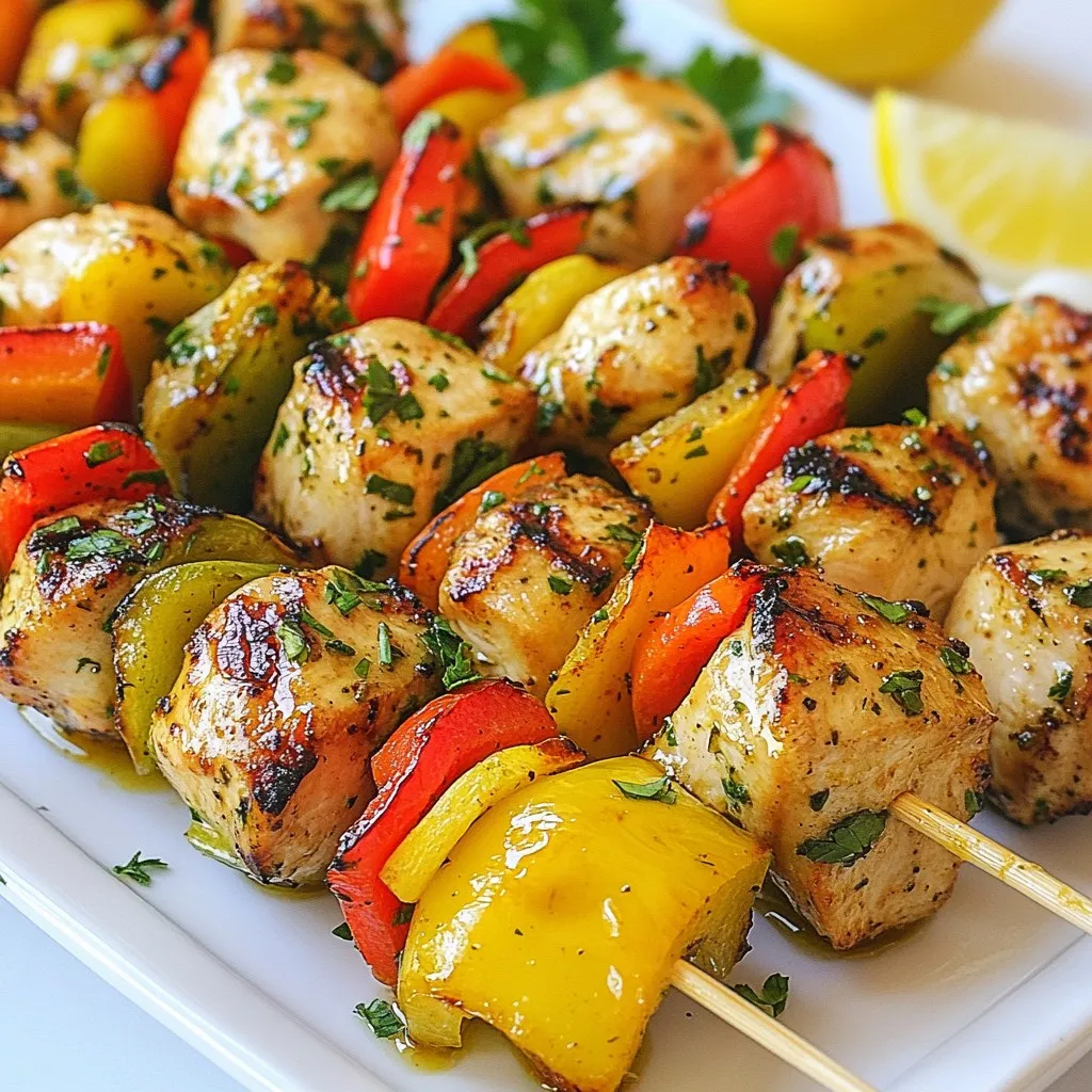 Lemon Herb Chicken Kabobs Flavorful and Easy Recipe