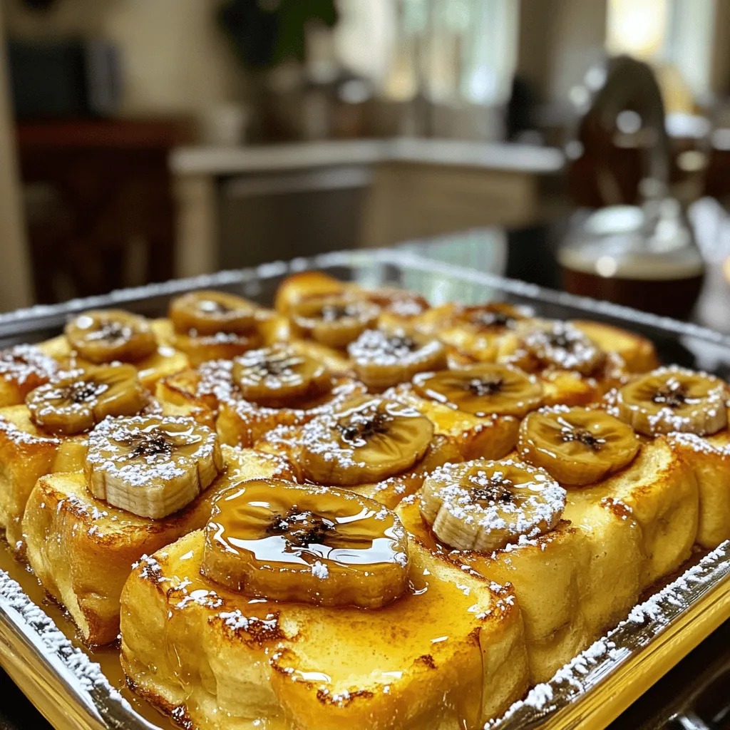 Caramelized Banana French Toast Bake Delightful Treat