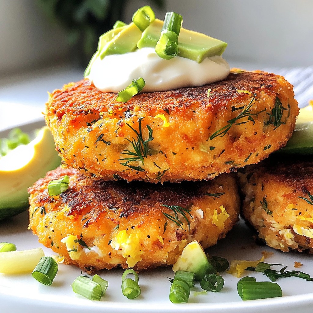 Lemon Dill Salmon Cakes Flavorful and Easy Recipe