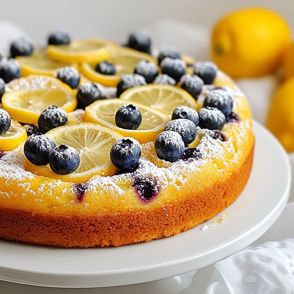 Lemon Blueberry Pound Cake Delightful and Easy Recipe