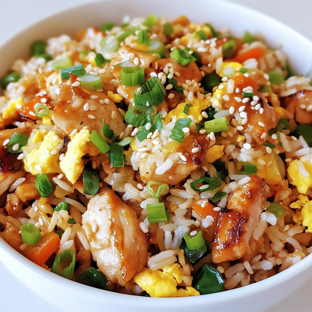 Teriyaki Chicken Fried Rice Tasty and Easy Recipe
