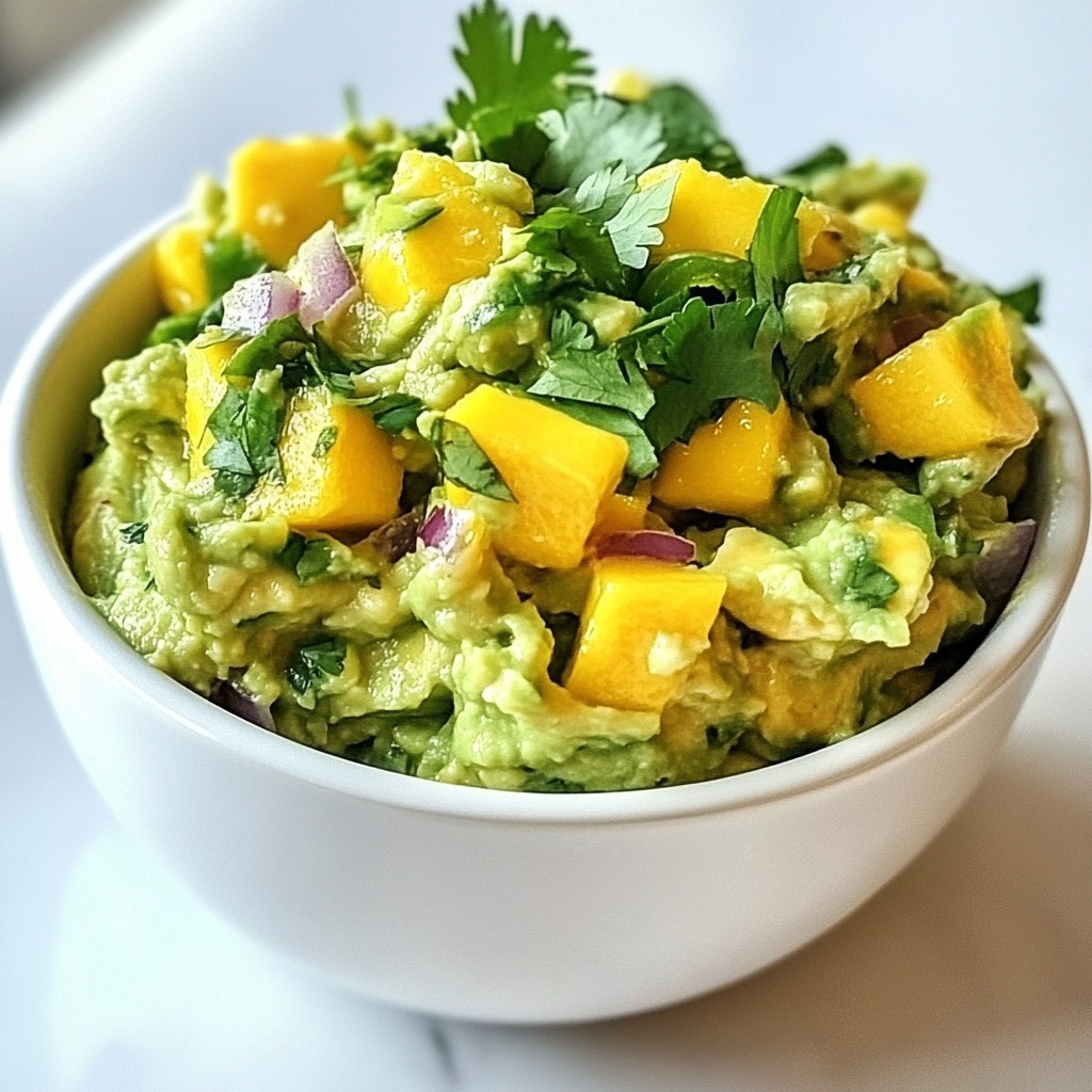 Spicy Mango Guacamole Flavorful and Easy Recipe