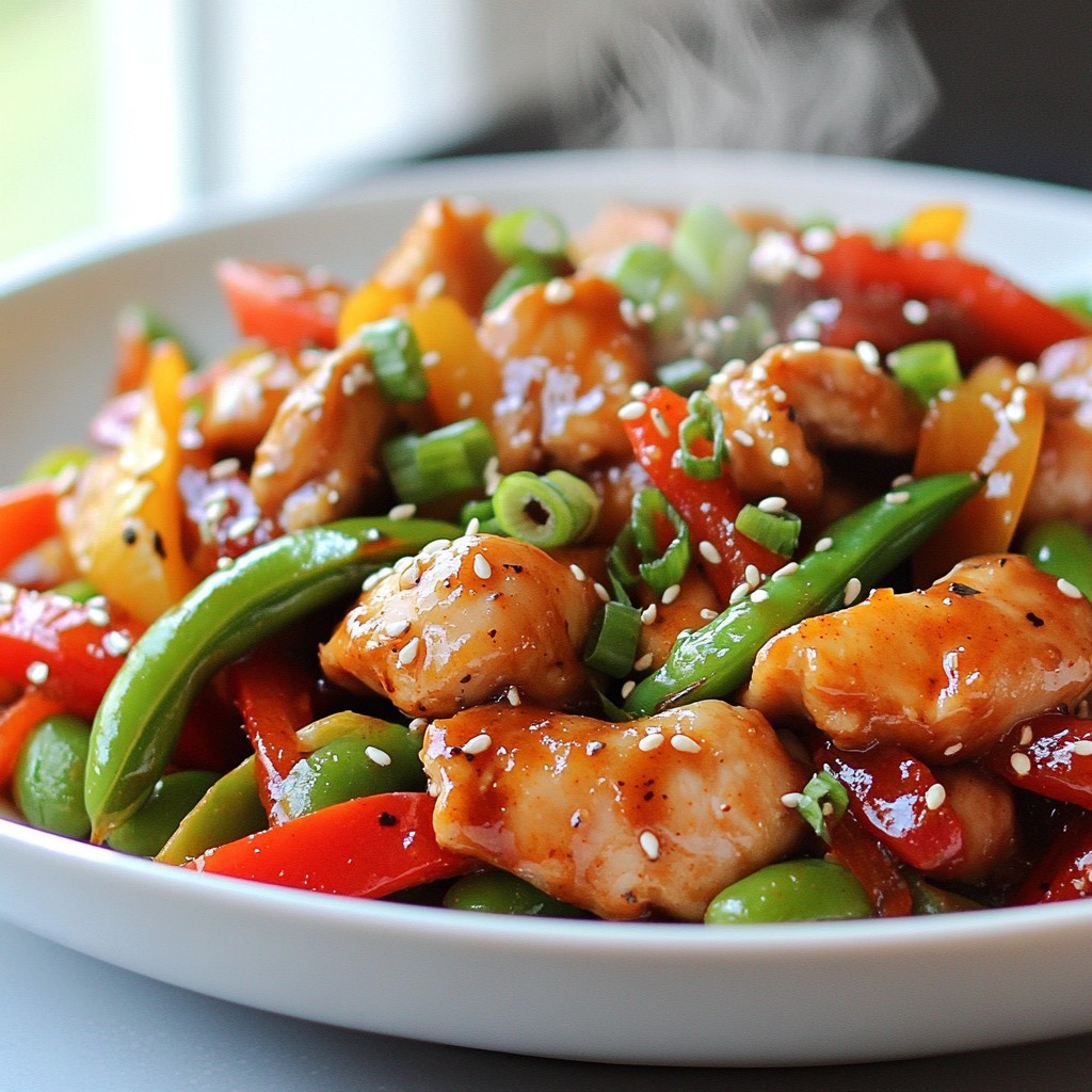 Spicy Szechuan Chicken Stir Fry Flavorful Dinner Idea