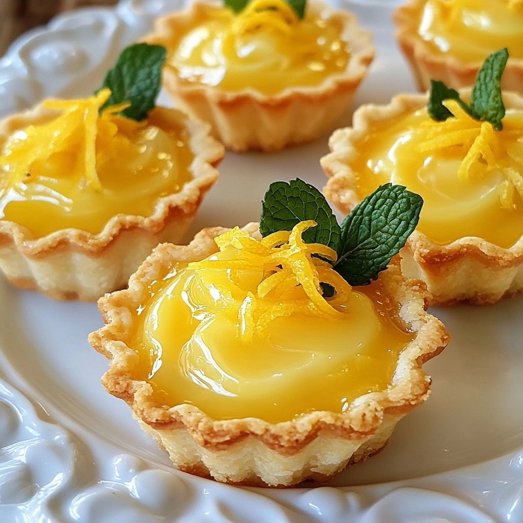 Delicious Air Fryer Lemon Curd Tartlets Recipe