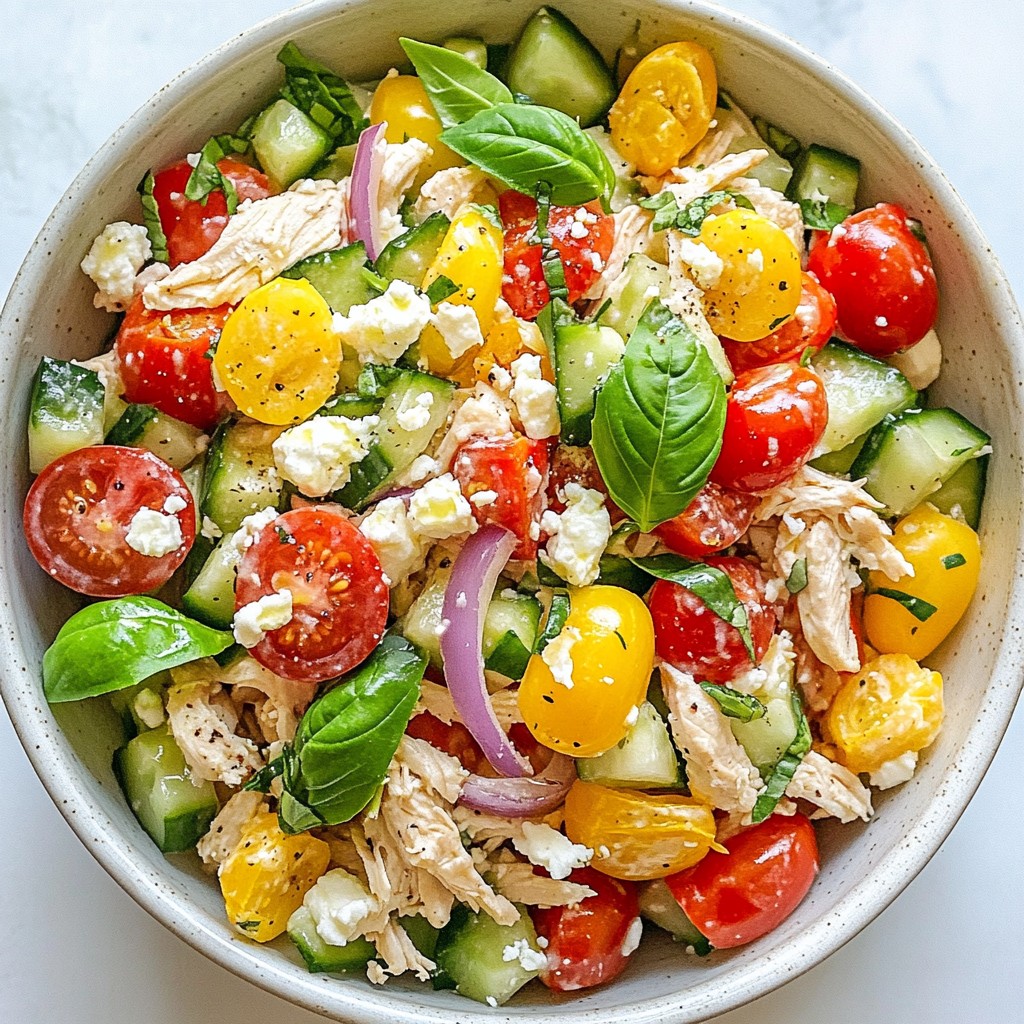 Lemon Basil Chicken Salad Fresh and Tasty Delight