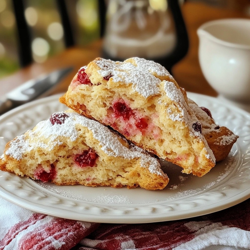 Raspberry Chocolate Chip Scones Delightful Easy Recipe
