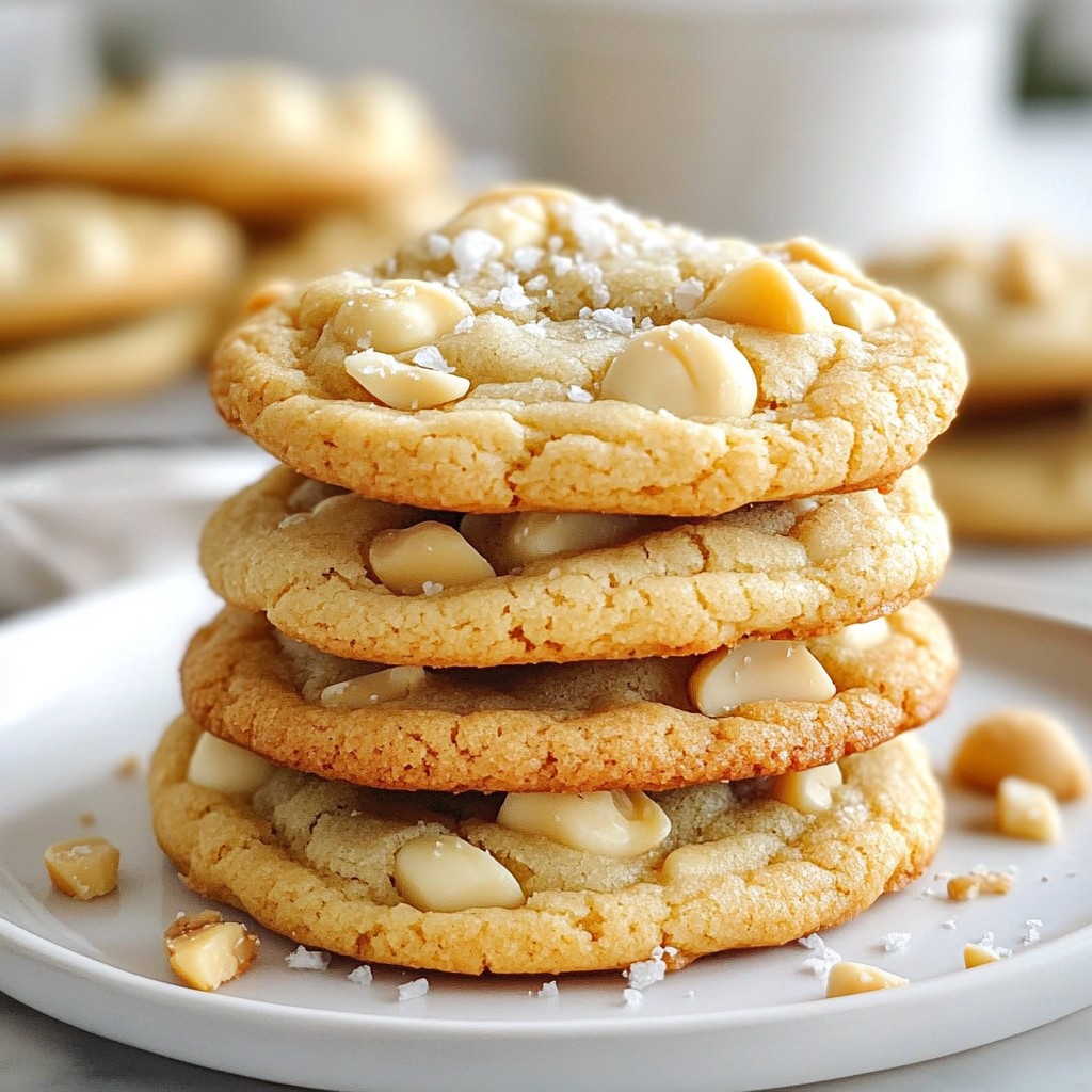 White Chocolate Macadamia Cookies Simple Delight