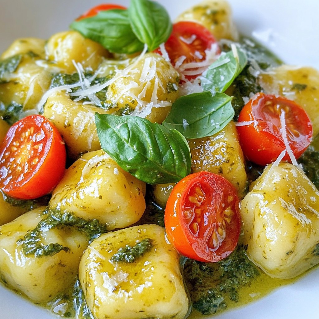 Creamy Pesto Gnocchi Simple and Flavorful Recipe