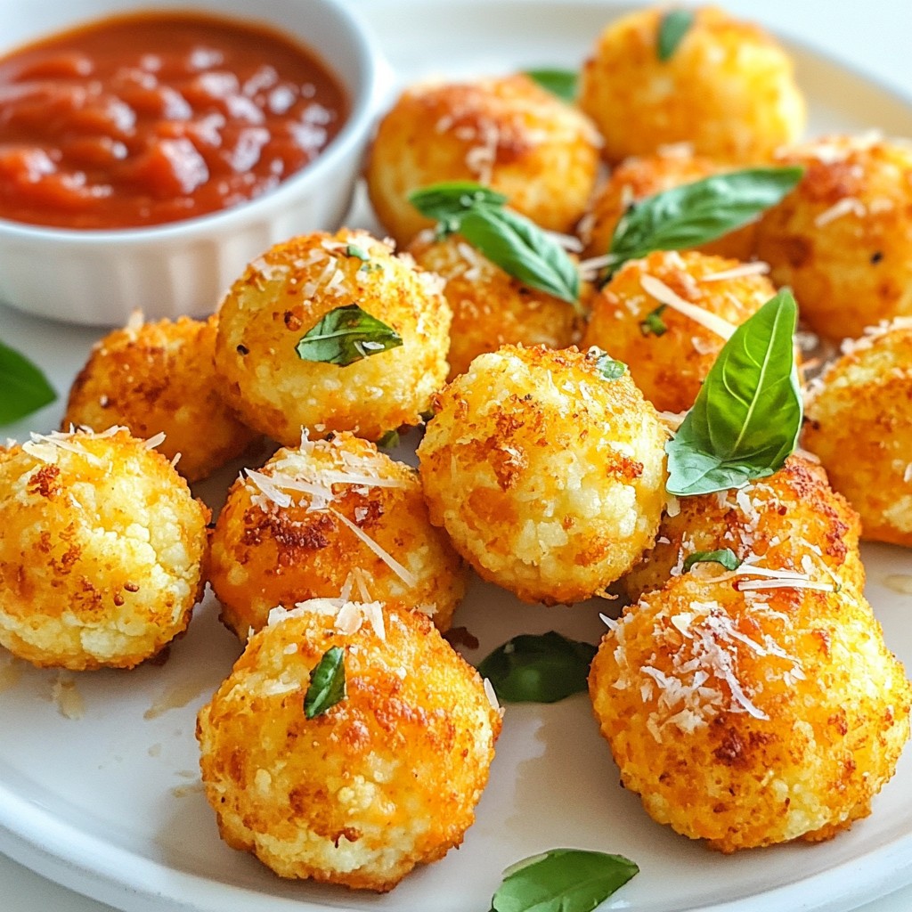 Cheesy Cauliflower Pizza Bites Savory and Simple Snack
