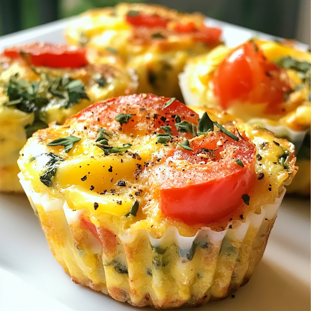 Veggie Loaded Egg Muffins Simple and Tasty Recipe