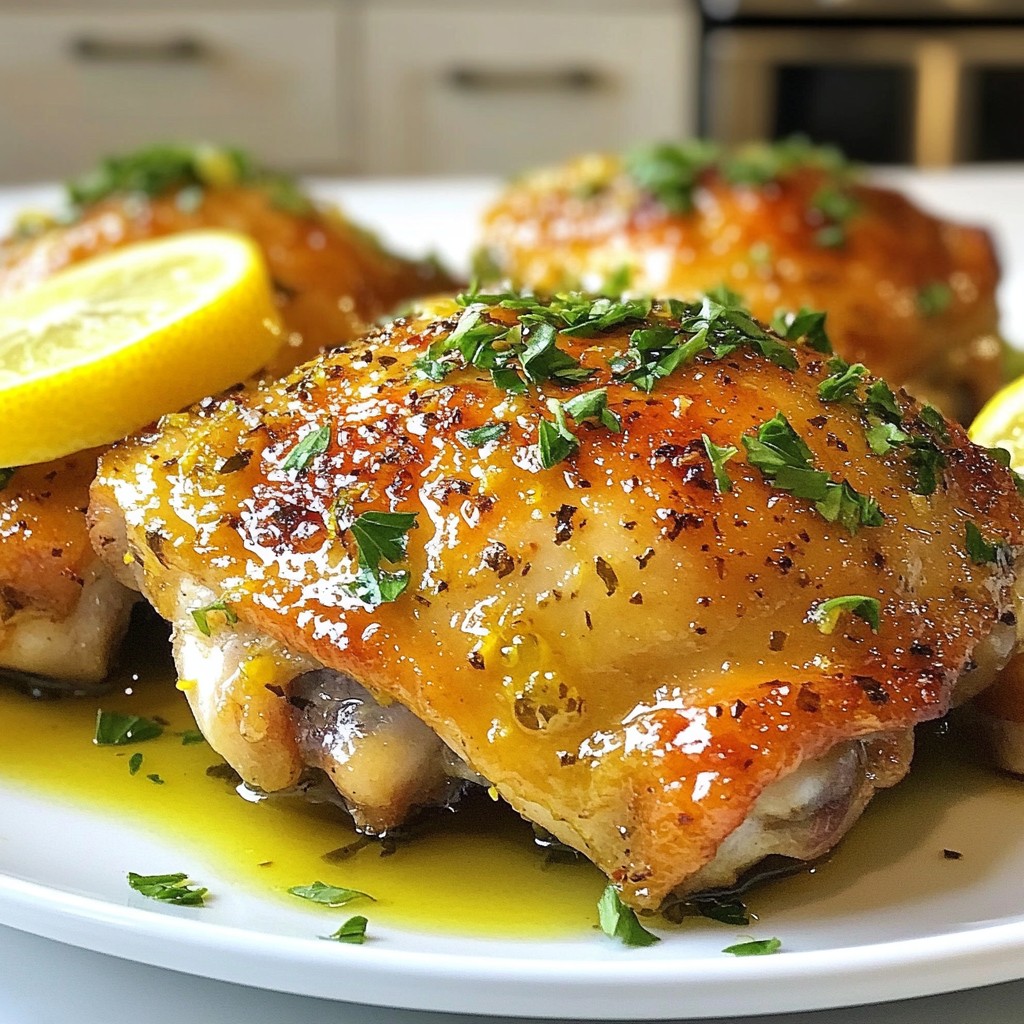 Savory Air Fryer Lemon Herb Chicken Thighs Recipe
