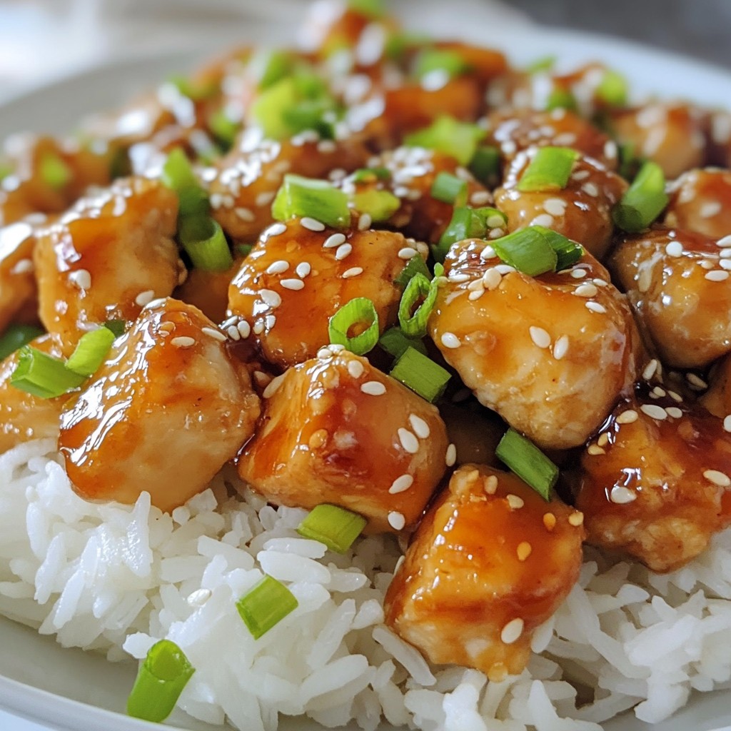 Honey Garlic Sesame Chicken Tasty and Simple Meal