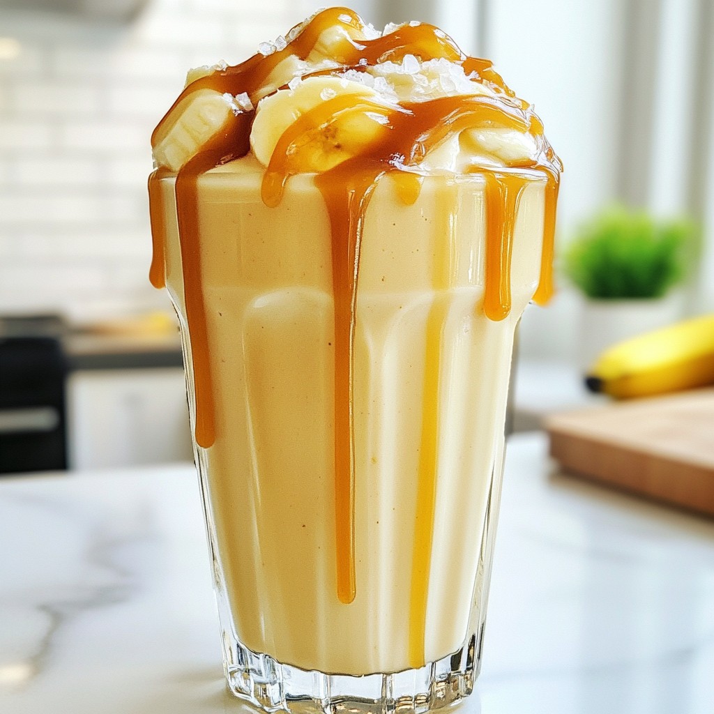 Salted Caramel Protein Shake Tasty and Nutritious Treat