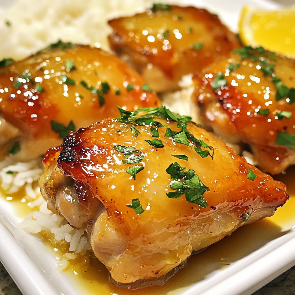 Honey Citrus Glazed Chicken Vibrant Flavor Sensation
