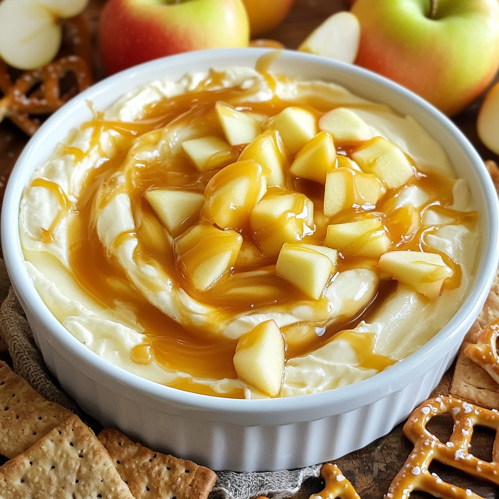 Caramel Apple Cheesecake Dip Simple and Tasty Treat