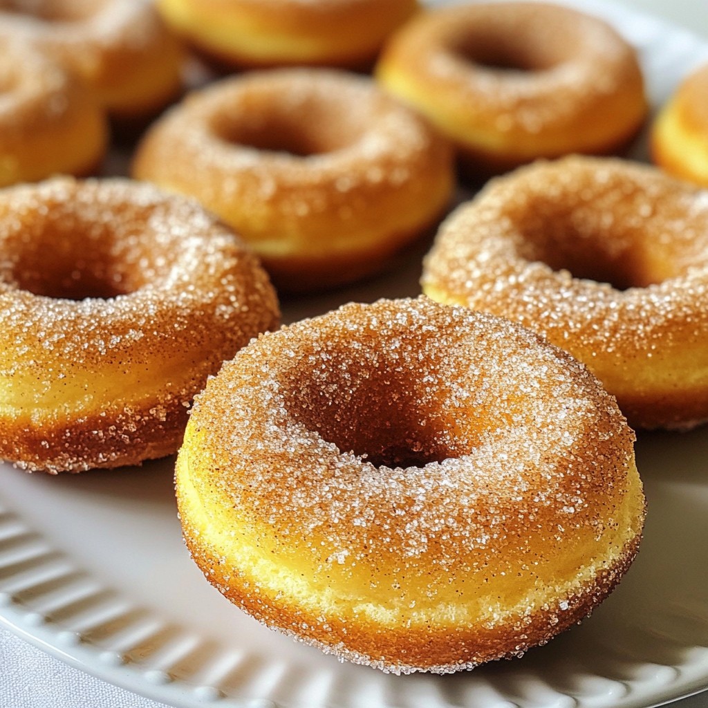 Cinnamon Sugar Baked Donuts Irresistible and Easy Recipe