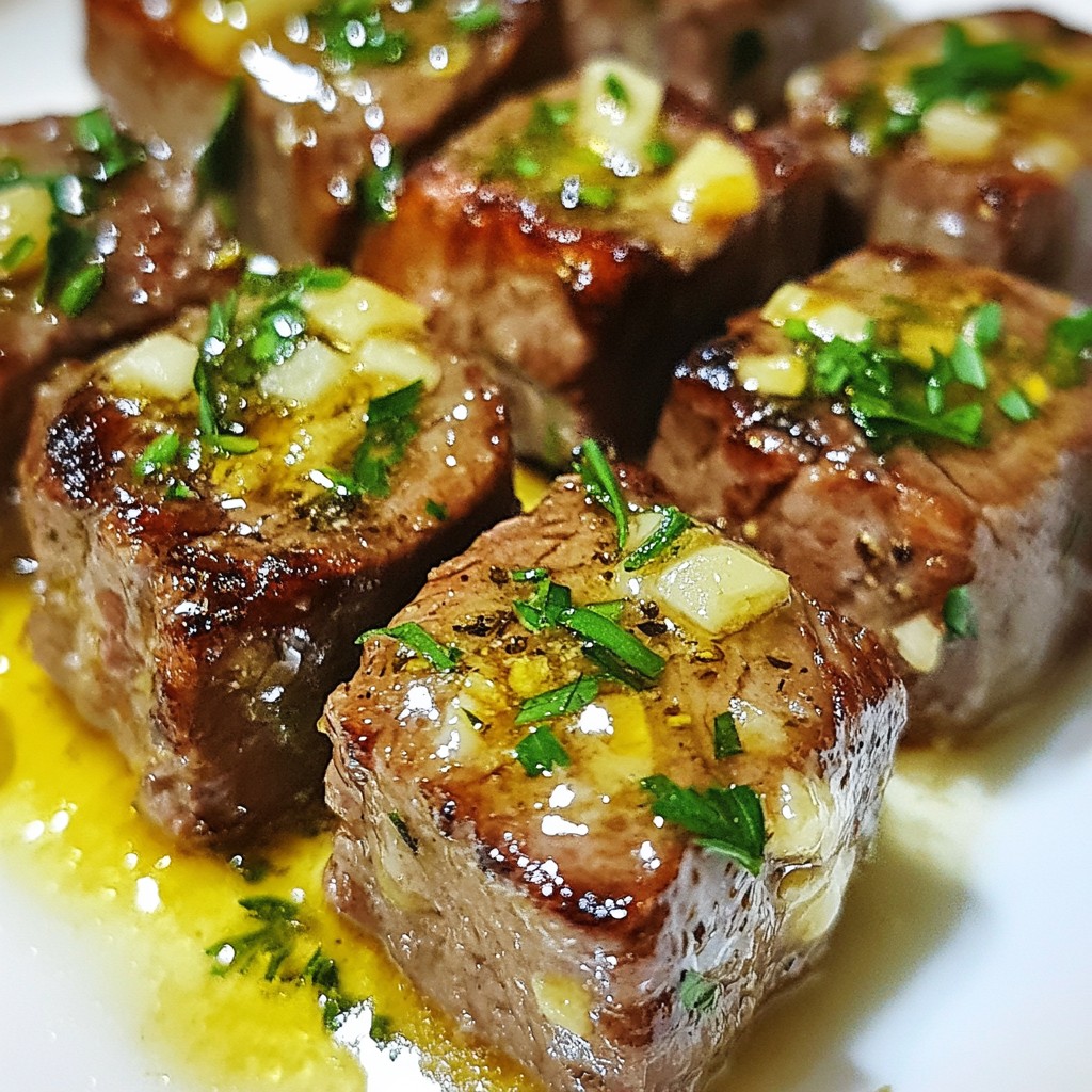 Garlic Butter Herb Steak Bites Savory and Simple Meal
