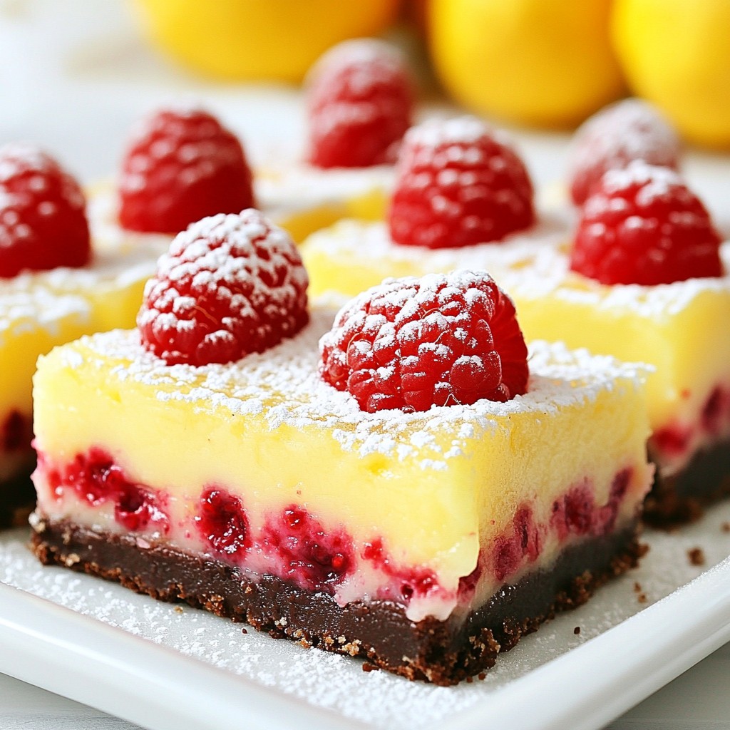 Raspberry Lemon Bars Delightful and Easy Recipe