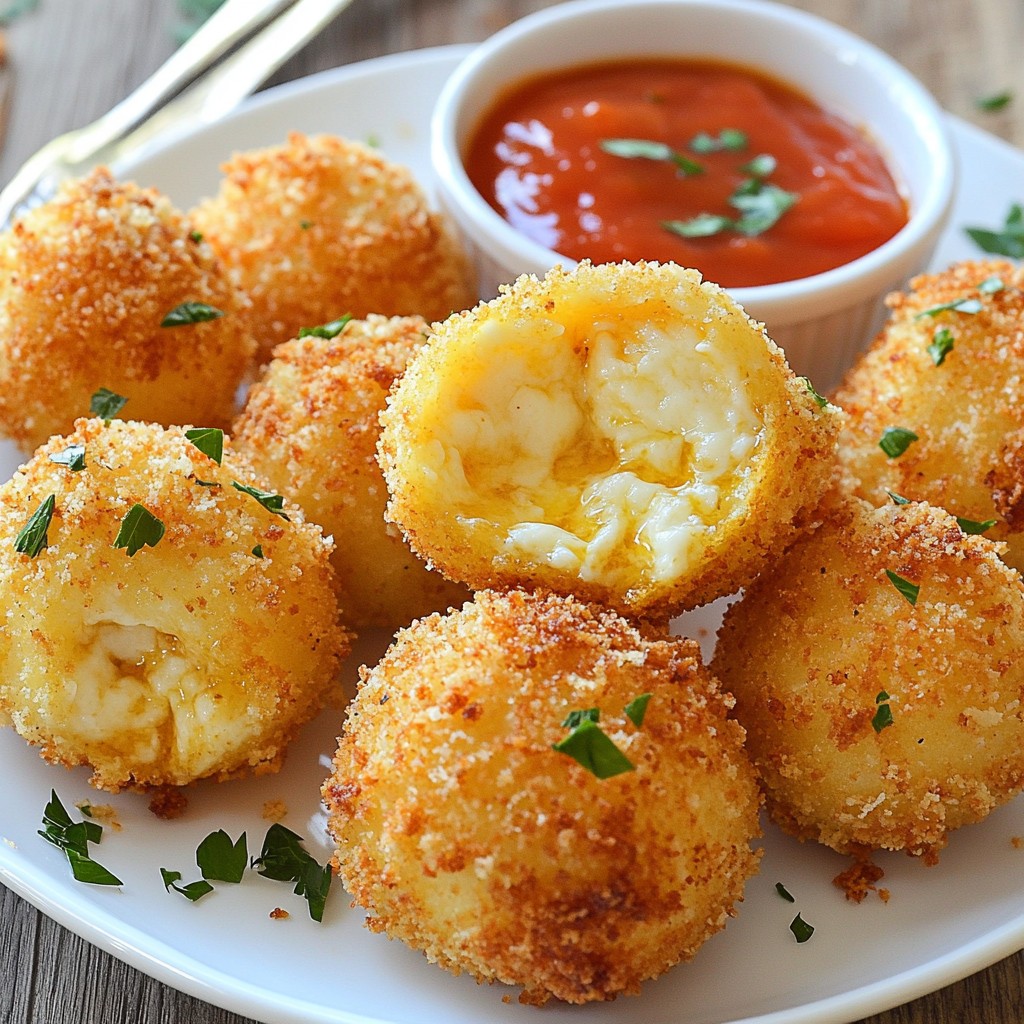 Cheesy Air Fryer Mozzarella Puffs Tasty Snack Idea