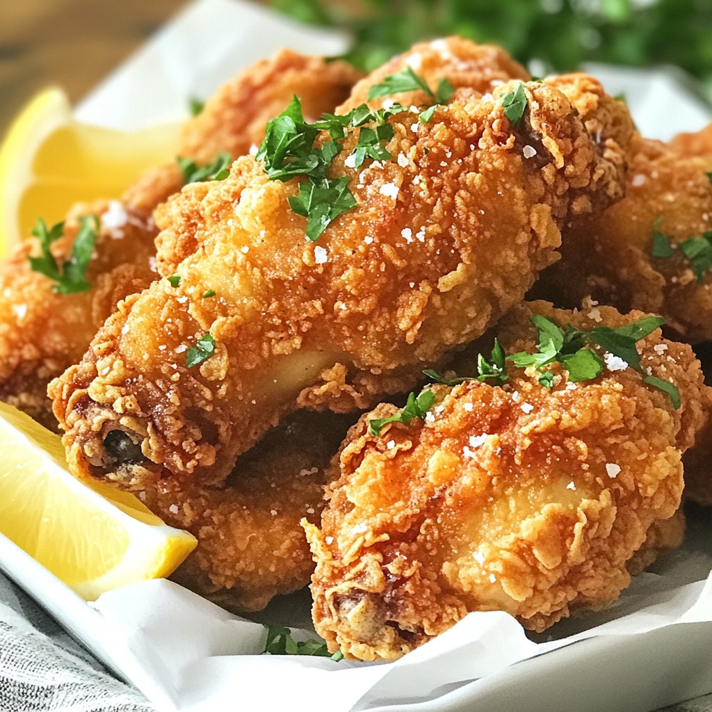 Classic Buttermilk Fried Chicken Crispy and Juicy Delight
