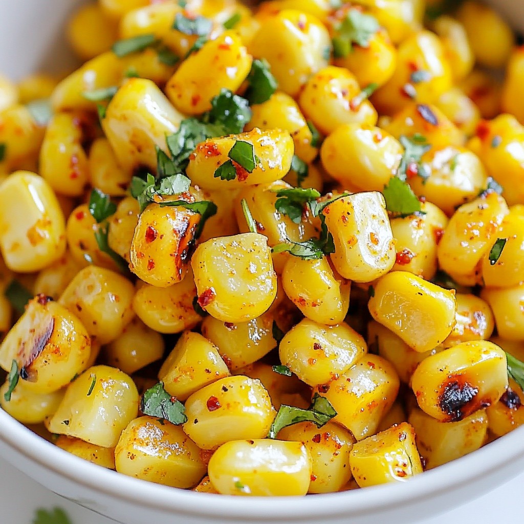 Zesty Air Fryer Lime Cilantro Corn Recipe Delight