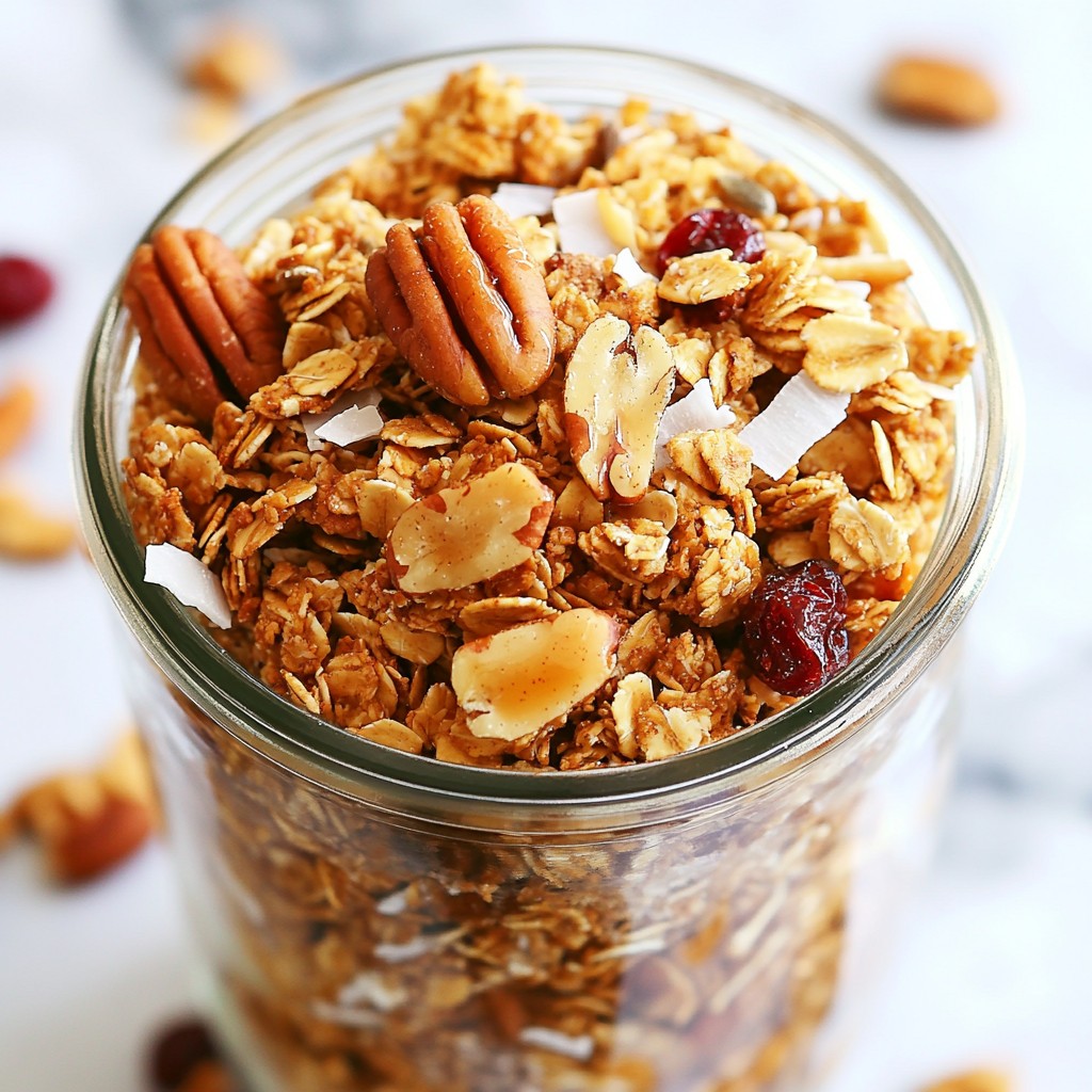 Maple Pecan Granola Crunchy and Flavorful Delight