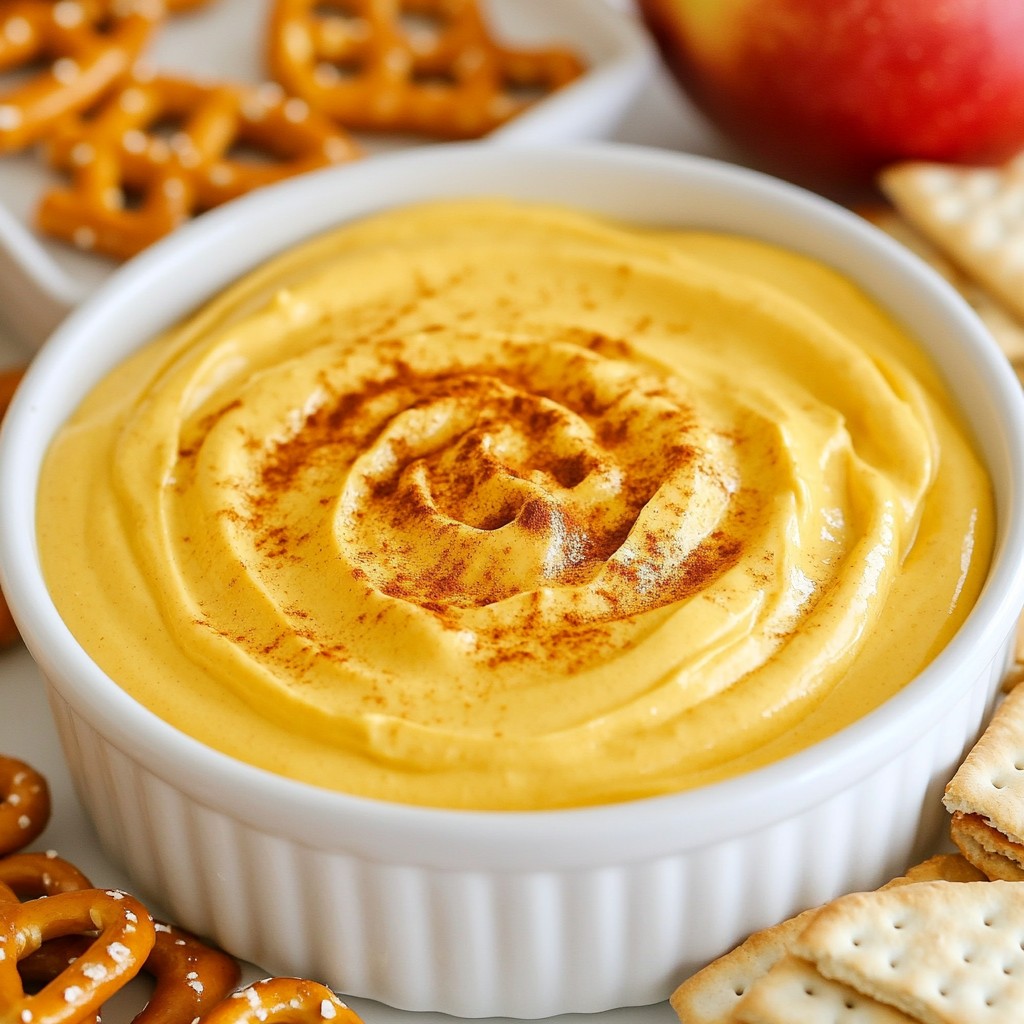 Pumpkin Spice Cheesecake Dip Creamy and Flavorful Treat
