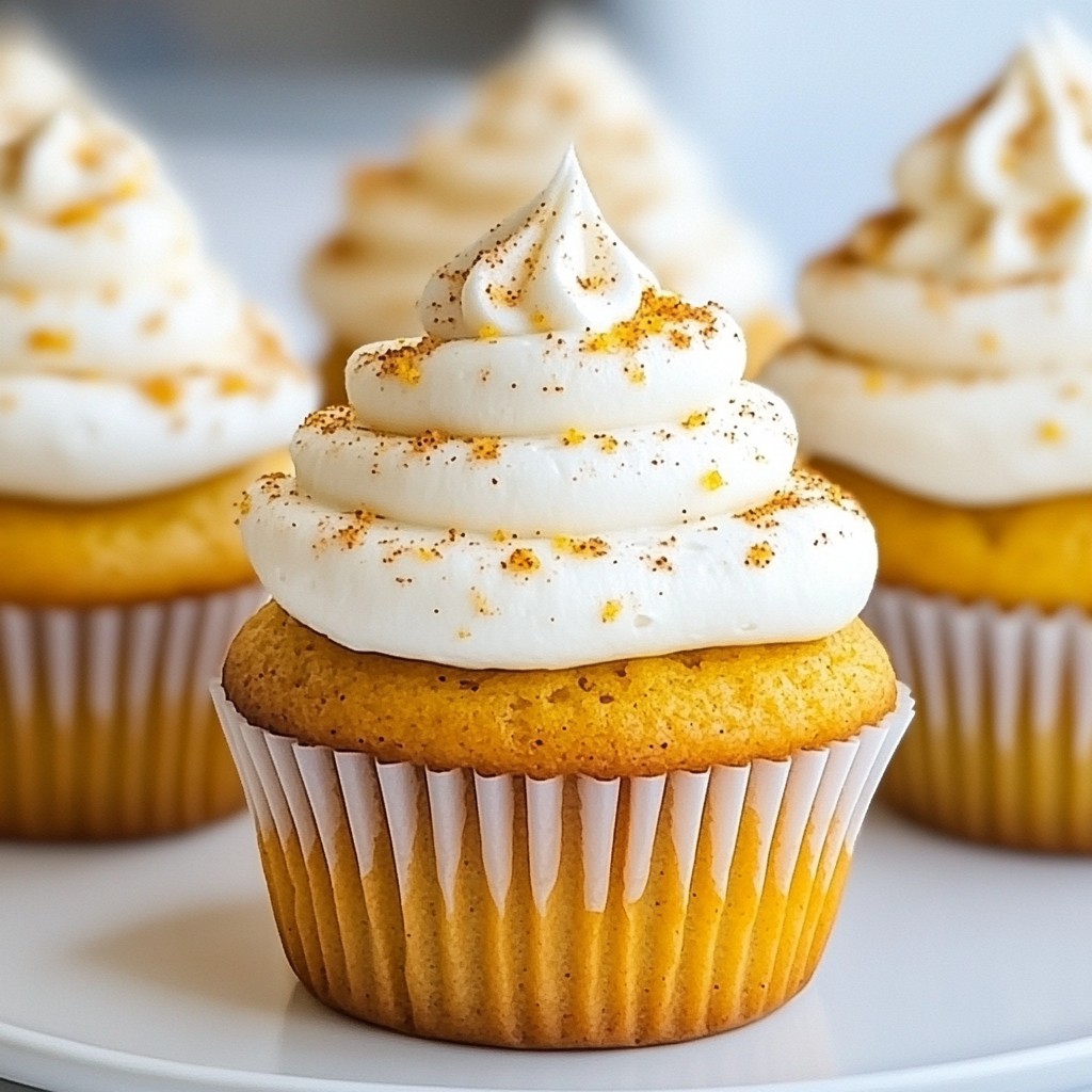 Pumpkin Spice Latte Cupcakes Delightful Fall Treat