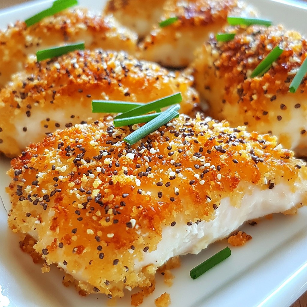 Baked Everything Bagel Chicken Flavorful and Easy Recipe