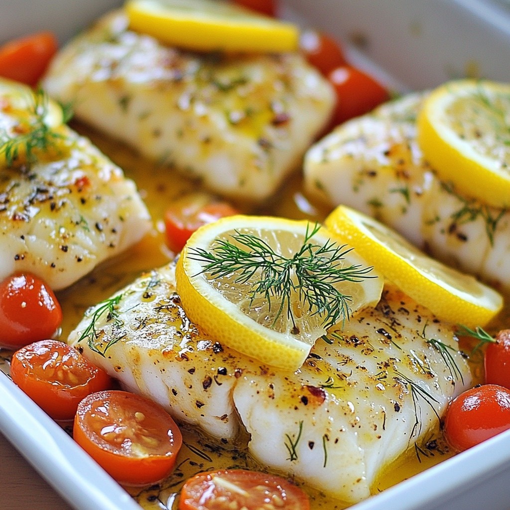 Lemon Dill Baked Cod Tasty and Light Meal Option