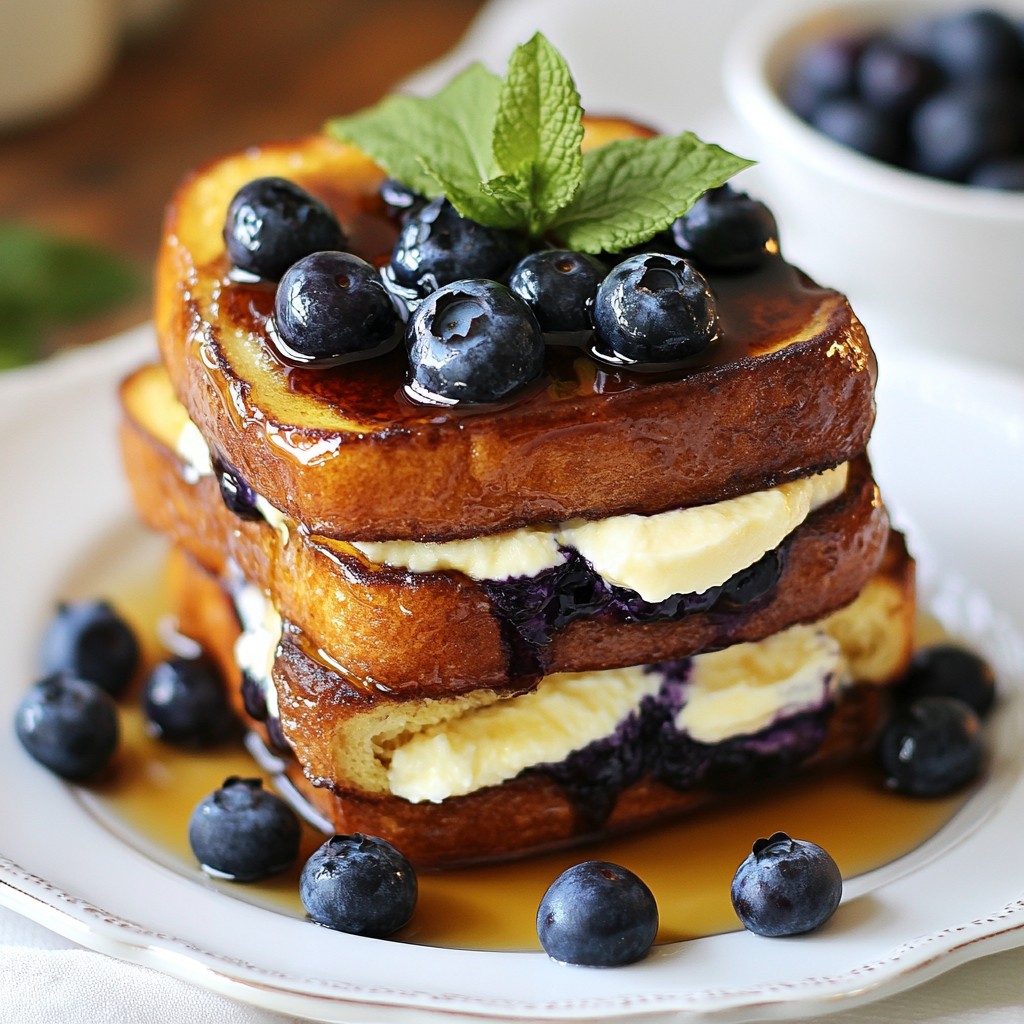 Blueberry Cheesecake French Toast Delightful Recipe