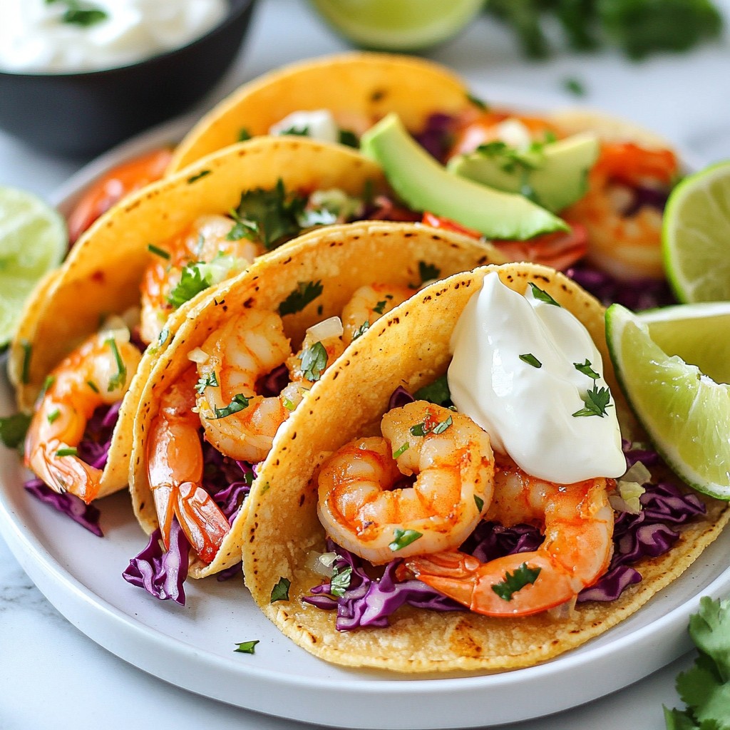 Cilantro Lime Shrimp Tacos Fresh and Flavorful Meal