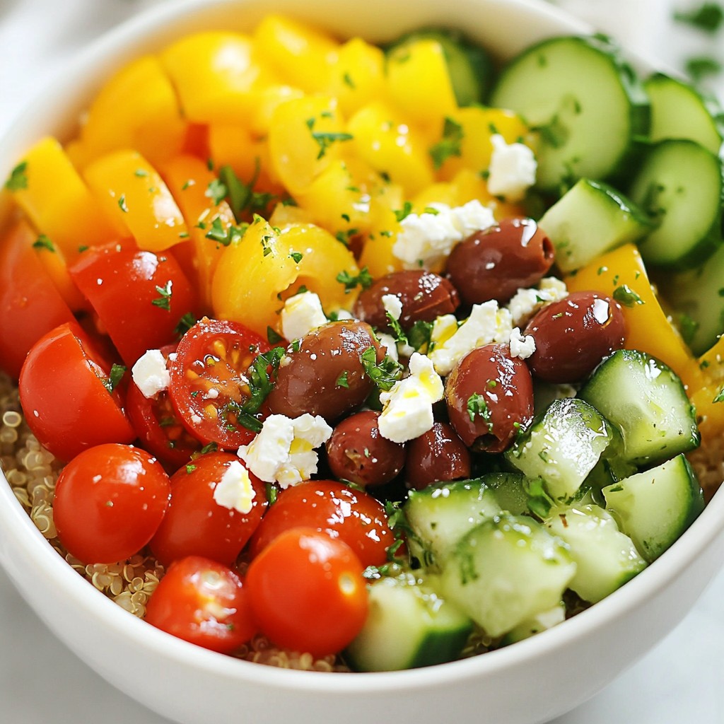 Greek Quinoa Power Bowls Healthy and Flavorful Meal