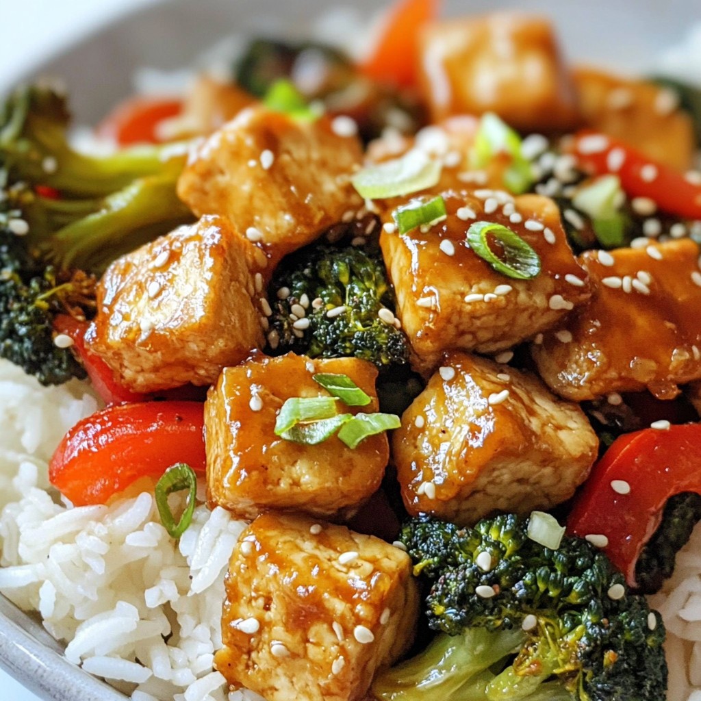 Savory Sesame Ginger Tofu Flavorful and Easy Recipe