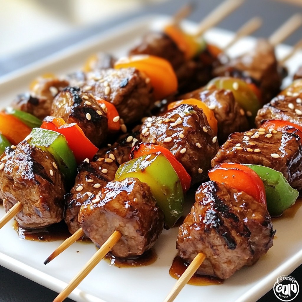 Teriyaki Beef Skewers Flavorful and Easy Recipe