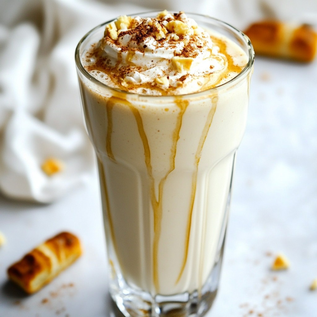 Cinnamon Roll Protein Shake Healthy Energy Boost