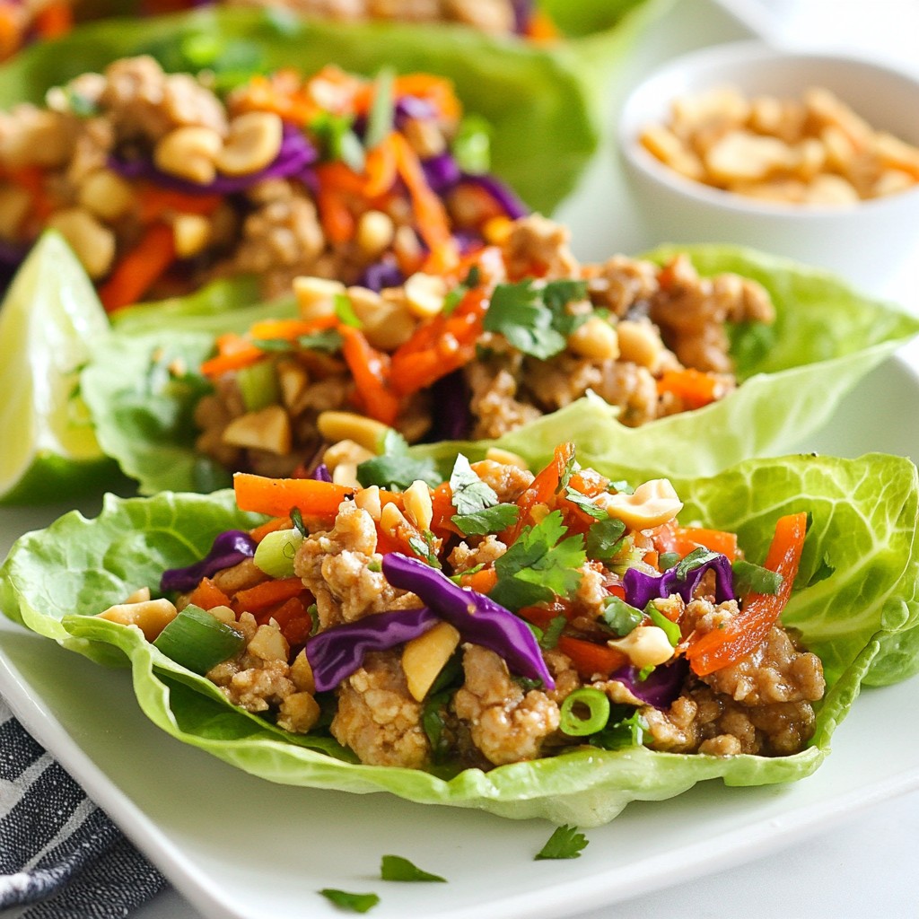 Thai Peanut Lettuce Wraps Flavorful Weeknight Meal
