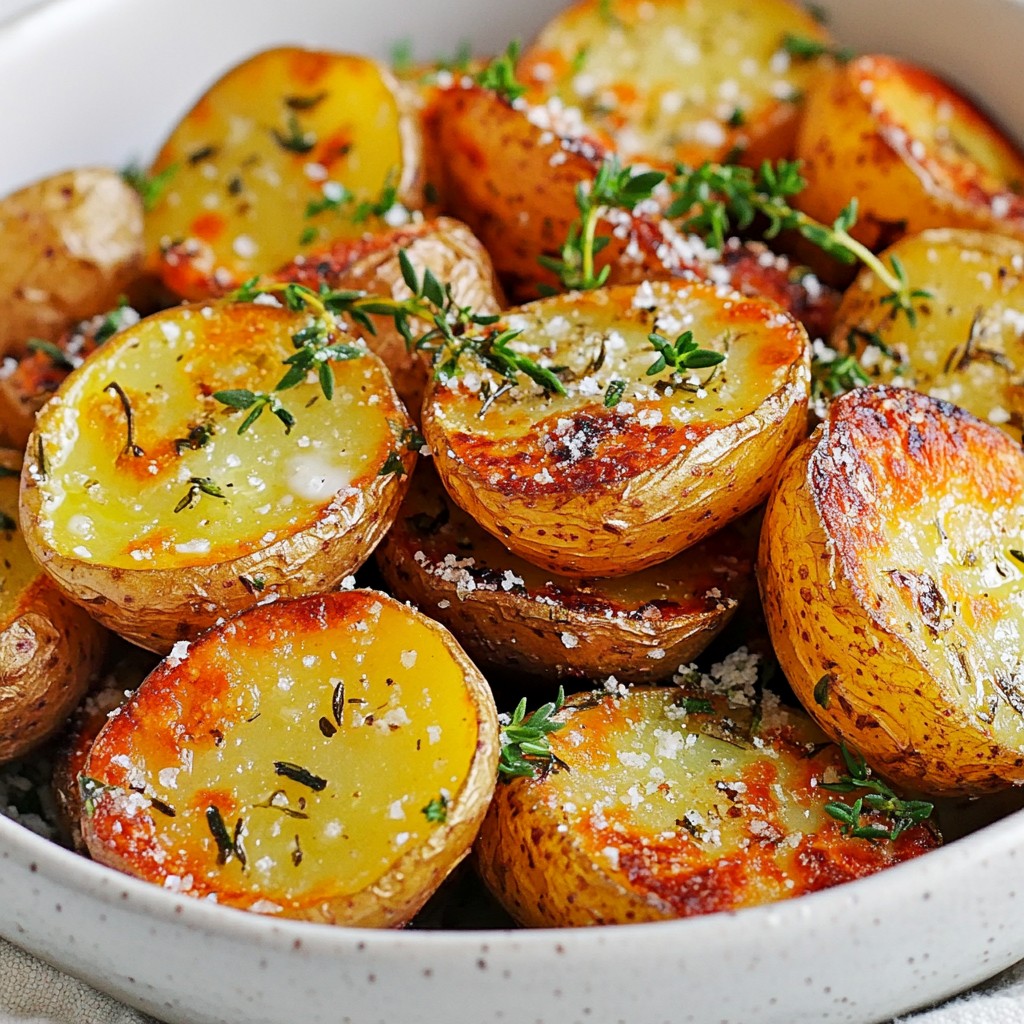 Crispy Air Fryer Herb Butter Baby Potatoes Delight