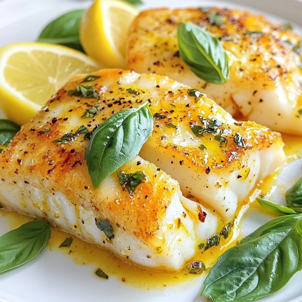 Tender Air Fryer Lemon Basil Cod Fillets Recipe